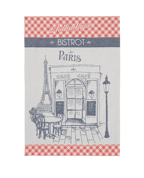 Bistrot Athentique, keukenset (thee- en keukendoek, 100% katoen, jacquard weving, Coucke (Frankrijk) - Afbeelding 2