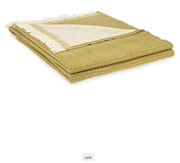 Empreintes Throw, plaid, merinos, Brun de Vian-Tiran (Frankrijk) - Afbeelding 8