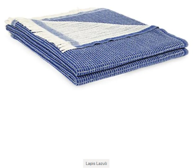 Empreintes Throw, plaid, merinos, Brun de Vian-Tiran (Frankrijk) - Afbeelding 10