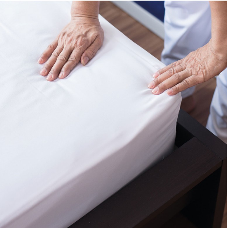 Satijn Katoen, TC300, Uni, topper of matras hoeslaken, optie: split, Dommelin (Nederland) - Afbeelding 2