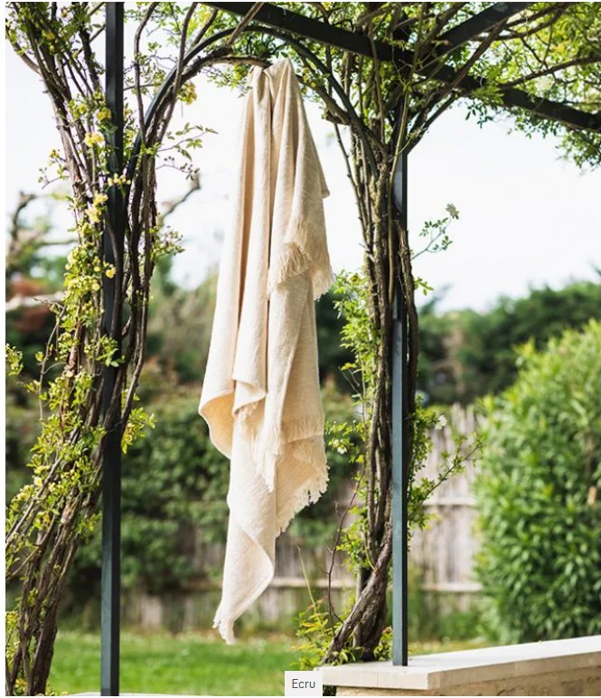 Lagou, plaid, katoen, Brun de Vian-Tiran (Frankrijk) - Afbeelding 8