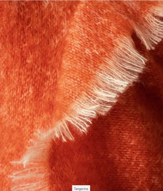 Mohair Givré, plaid, mohair, Brun Vian de Tiran (Frankrijk) - Afbeelding 9