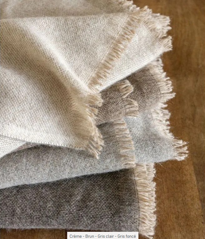 Lagou, plaid, katoen, Brun de Vian-Tiran (Frankrijk)