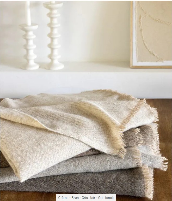 touarec, plaid, baby lama, Brun de Vian-Tiran (Frankrijk) - Afbeelding 4