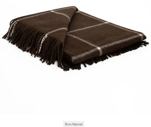 Yaka, plaid, Yak, Brun de Vian-Tiran (Frankrijk) - Afbeelding 7