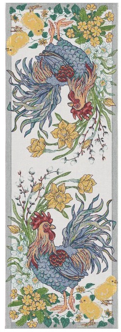 Fjäderblom, loper, 100% katoen, jacquard weving, Ekelund (Zweden)