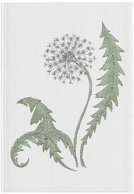 Maskros, keukendoek, 100% katoen, jacquard weving, Ekelund (Zweden)