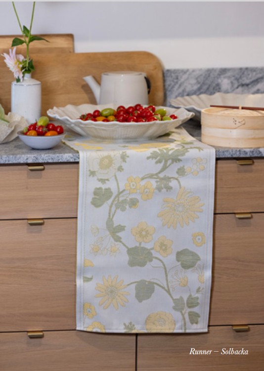 Solbacka, tafelloper, 100% katoen, jacquard weving, Ekelund (Zweden)