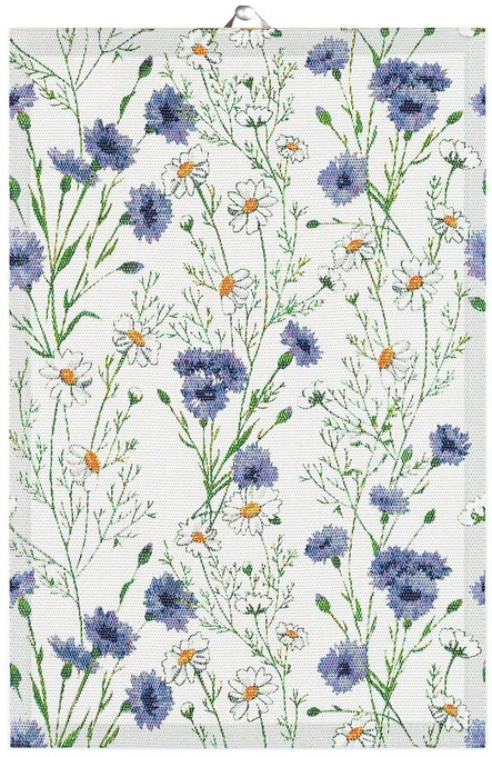 Sommar, keukendoek, 100% katoen, jacquard weving, Ekelund (Zweden)