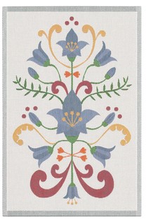 Lindas Bläklocka, keukendoek, 100% katoen, jacquard weving, Ekelund (Zweden)