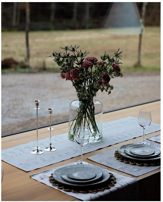 Linnea, loper placemat, 100% katoen, jacquard weving, Ekelund (Zweden) - Afbeelding 11
