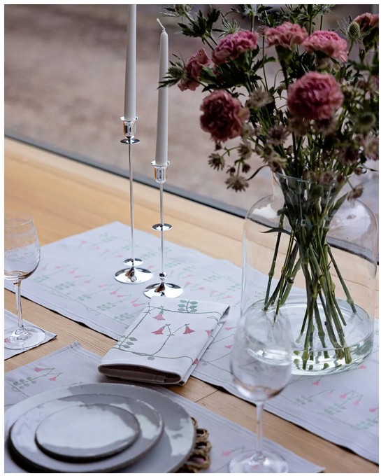 Linnea, loper placemat, 100% katoen, jacquard weving, Ekelund (Zweden) - Afbeelding 10