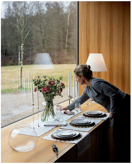 Linnea, loper placemat, 100% katoen, jacquard weving, Ekelund (Zweden) - Afbeelding 8