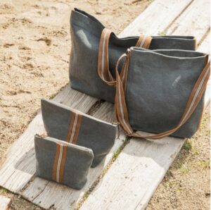 Atlas River, schoudertas, toilettas, etui, cross body 100% linnen, Libeco (België) - Schoudertas
