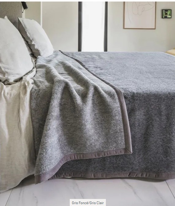 Alpaca, deken, 100% alpaca, Brun de Vian-Tiran (Frankrijk) - Afbeelding 7