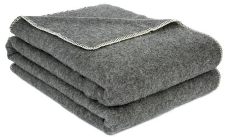 City, deken, voor en najaar 100% wol, Brun de Vian-Tiran (Frankrijk) - Afbeelding 14