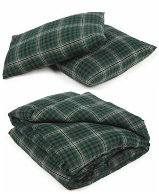 Jack, bedlinnen, 100% linnen, washed, ruit, Libeco (België) - Afbeelding 5
