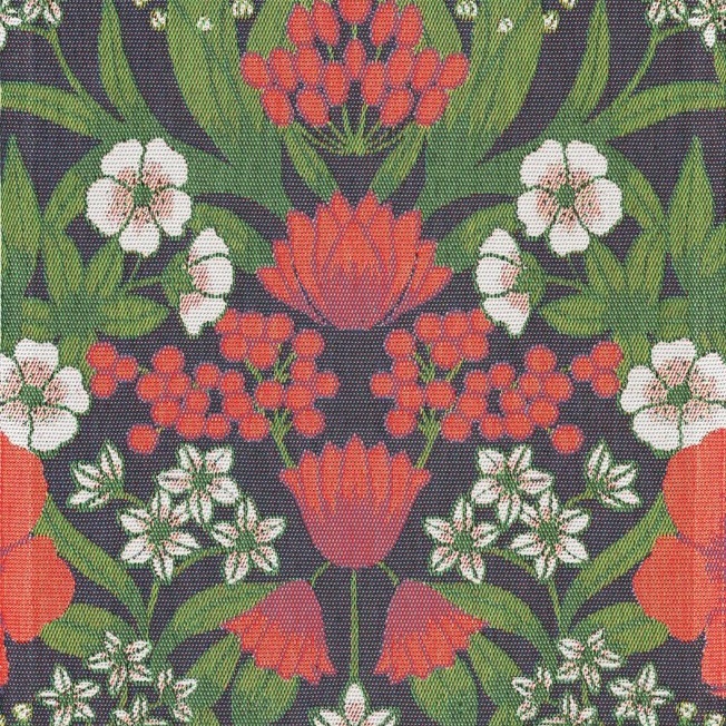 Julblommer, loper keukendoek, 100% katoen, jacquard weving, Ekelund (Zweden)