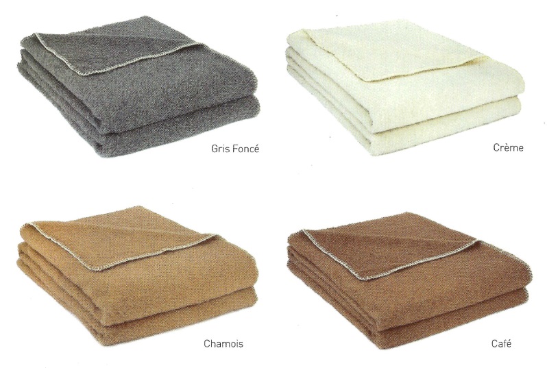 Junin, deken, voor- en najaar en winter, 85% alpaca 15% wol, Brun de Vian-Tiran (Frankrijk) - Afbeelding 8