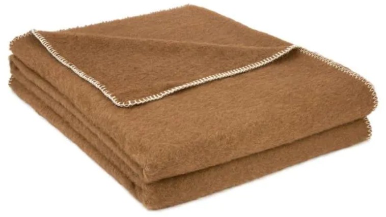 Junin, deken, voor- en najaar en winter, 85% alpaca 15% wol, Brun de Vian-Tiran (Frankrijk) - Afbeelding 12
