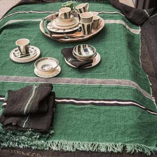 Nell, Tafellinnen en placemat, 100% linnen, washed, Libeco (België)